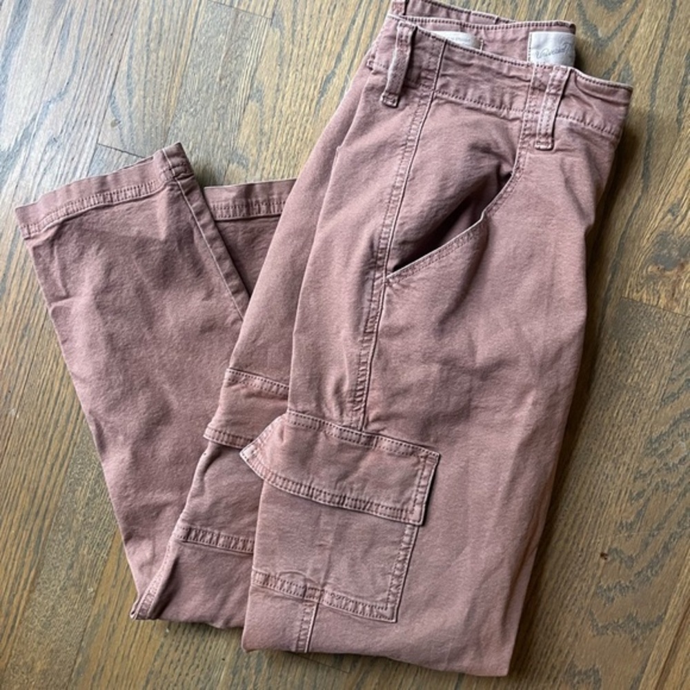 High rise skinny cargo